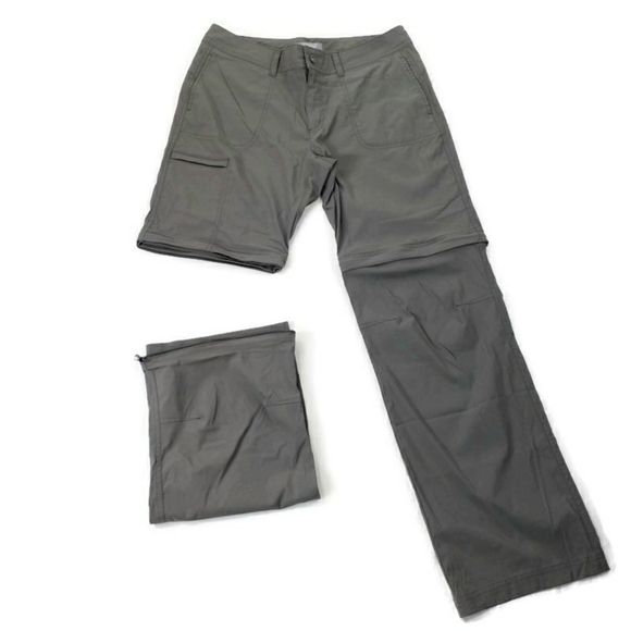 Gander Mountain Guide Series Gray Convertible Outdoor Hiking Pants Womens 10 - Picture 14 of 15
